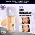 maybelline lumi matte foundation 120
shade