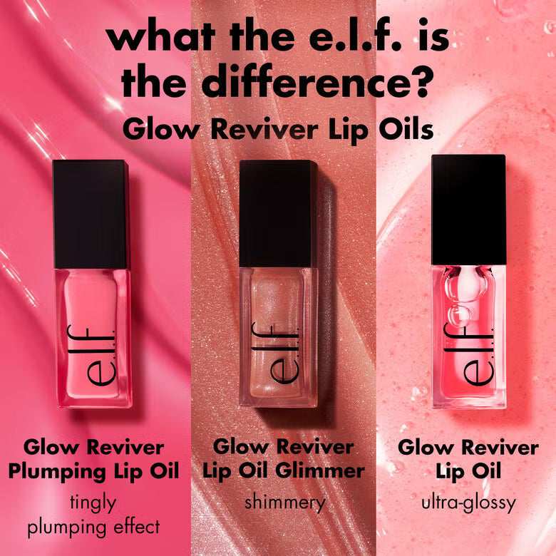 ELF Glow Reviver Lip Oil EDU LIPOIL COMPARE 7.6ml
