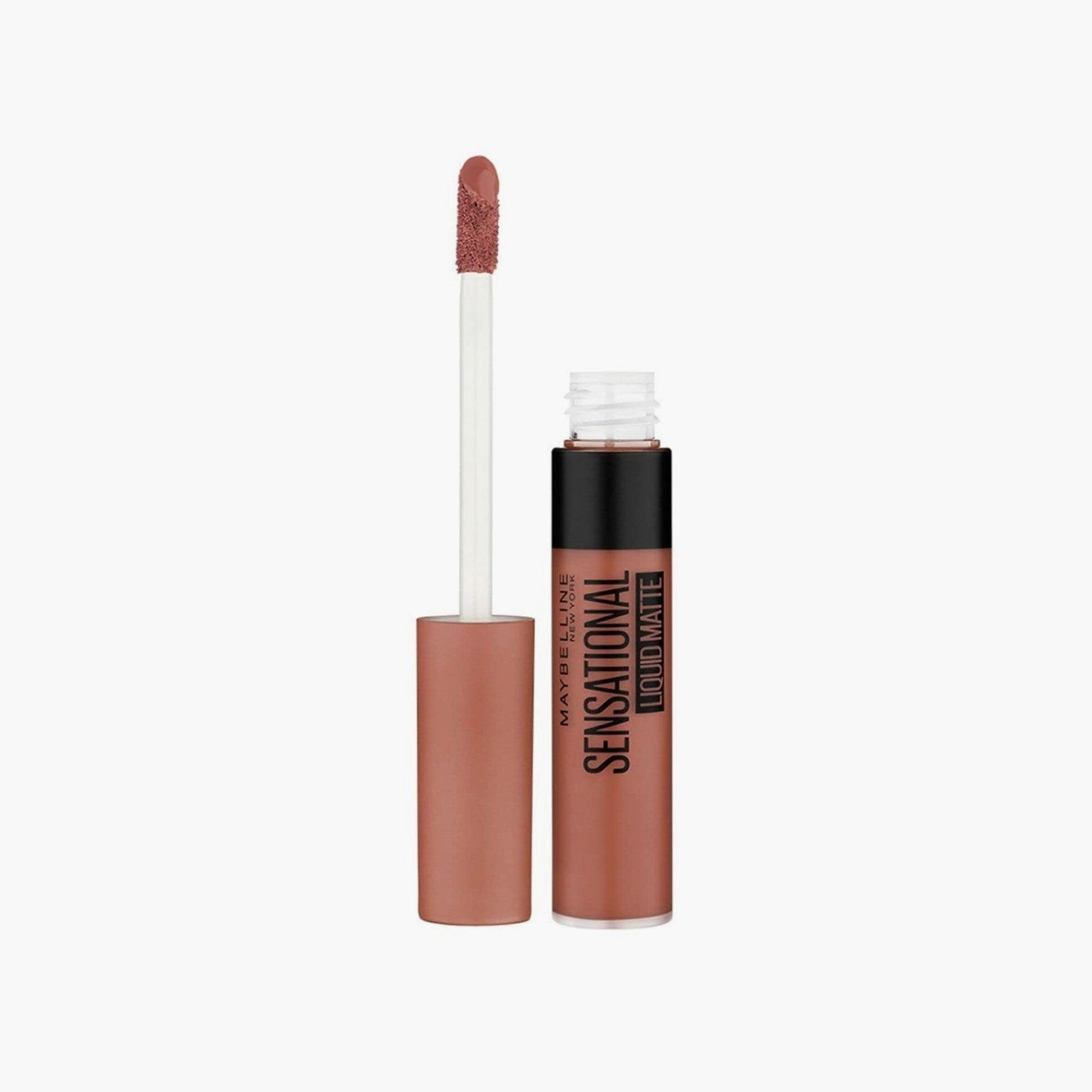 Maybelline Sensational Liquid Matte Lipstick NU01 Bare It All 7ml - Fama Originals