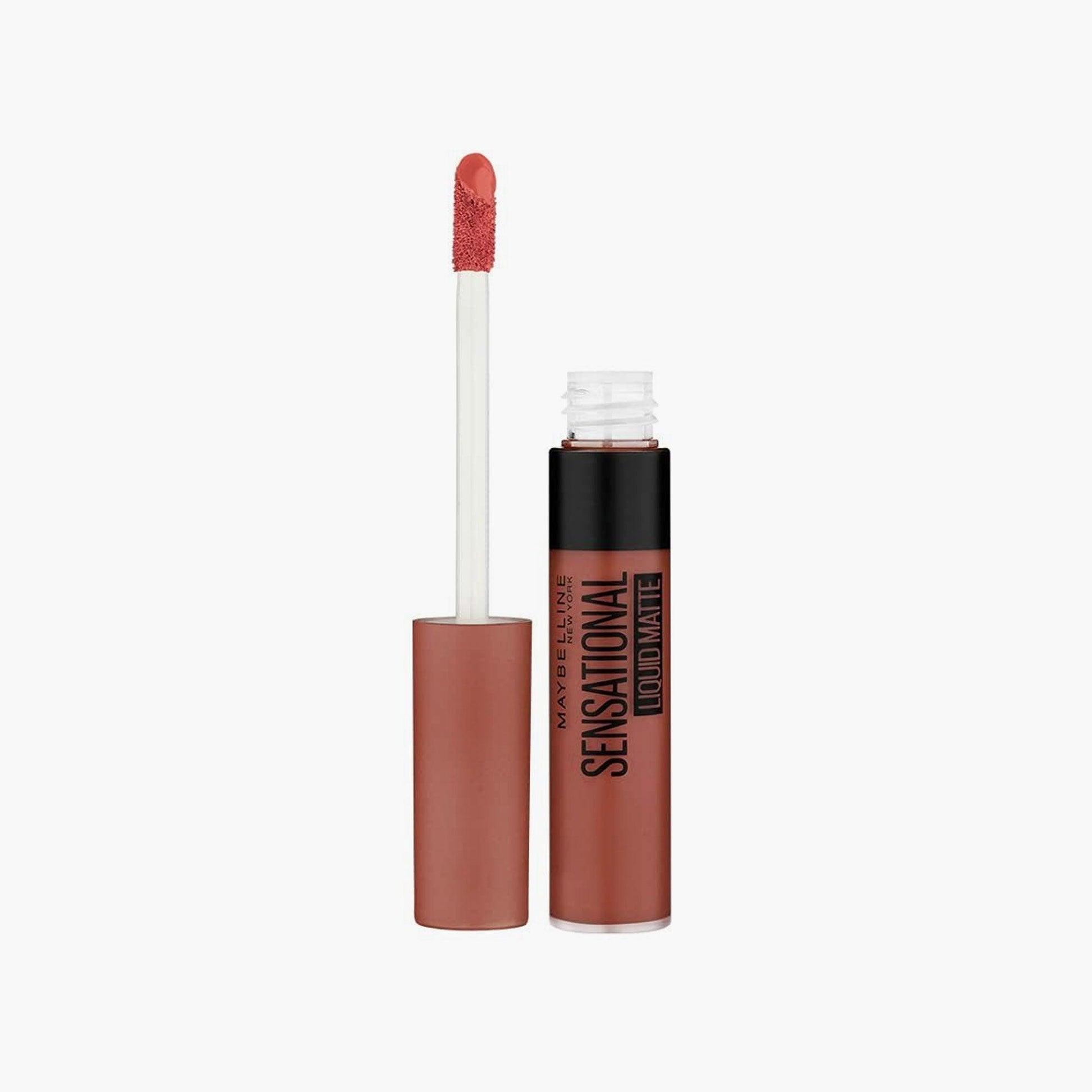 Maybelline Sensational Liquid Matte Lipstick NU02 Strip It Off 7ml - Fama Originals