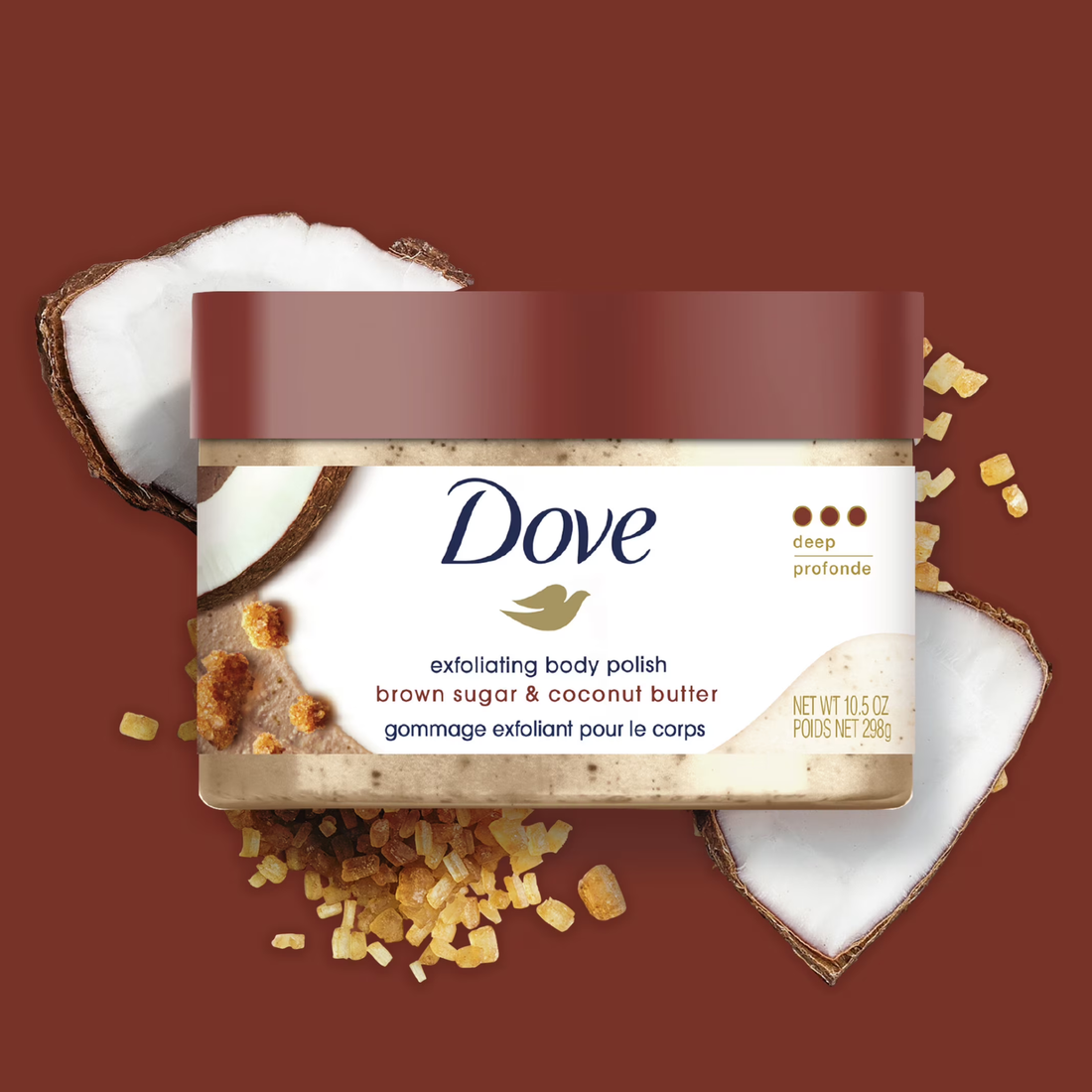 Dove Brown Sugar & Coconut Butter Exfoliating Body Polish Scrub