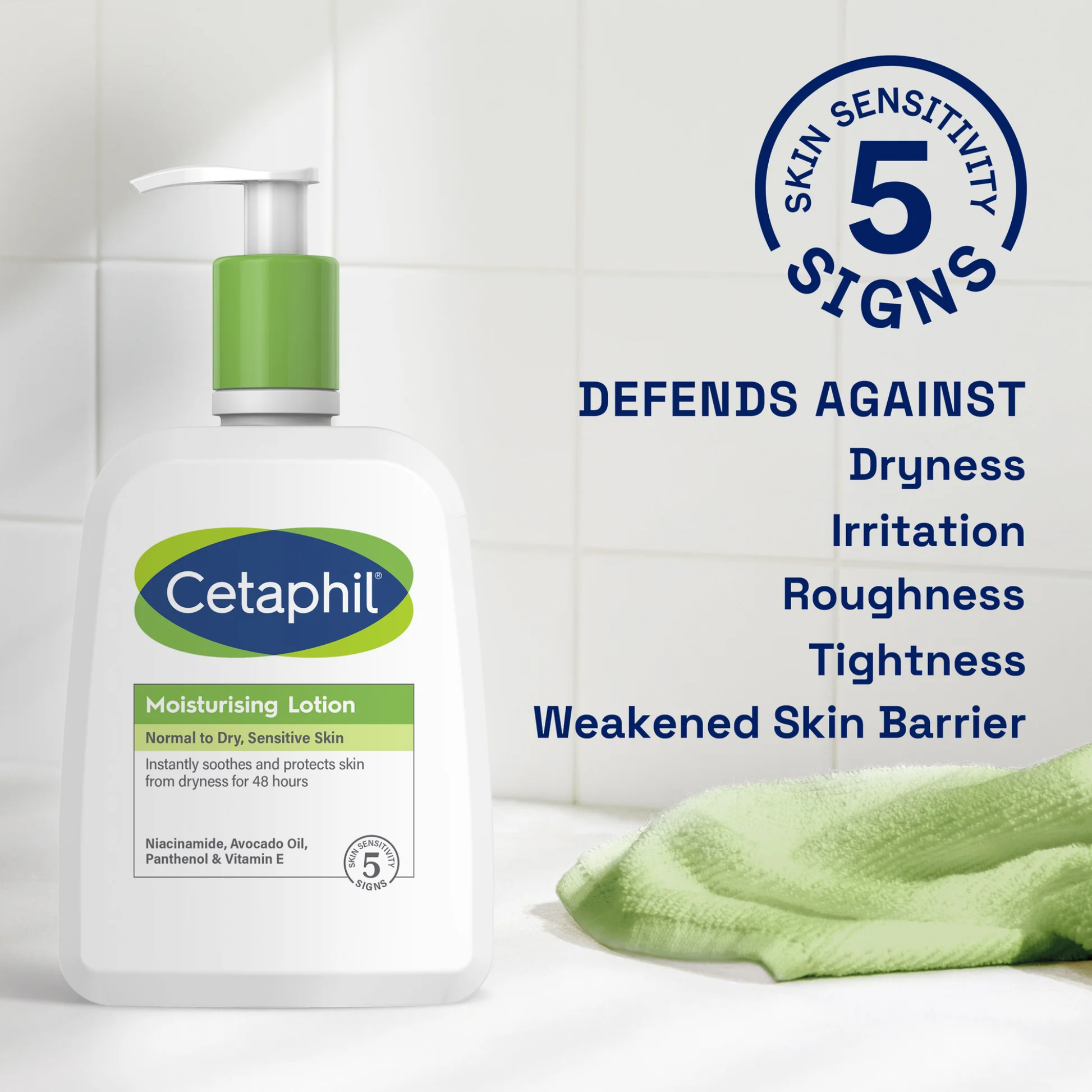 cetaphil moisturizing lotion for dry sensitive skin
