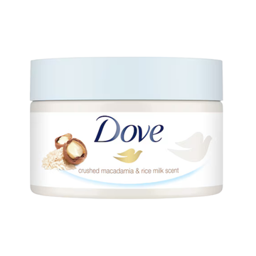 Dove Crushed Macadamia & Rice Milk Exfoliating Body Polish Scrub