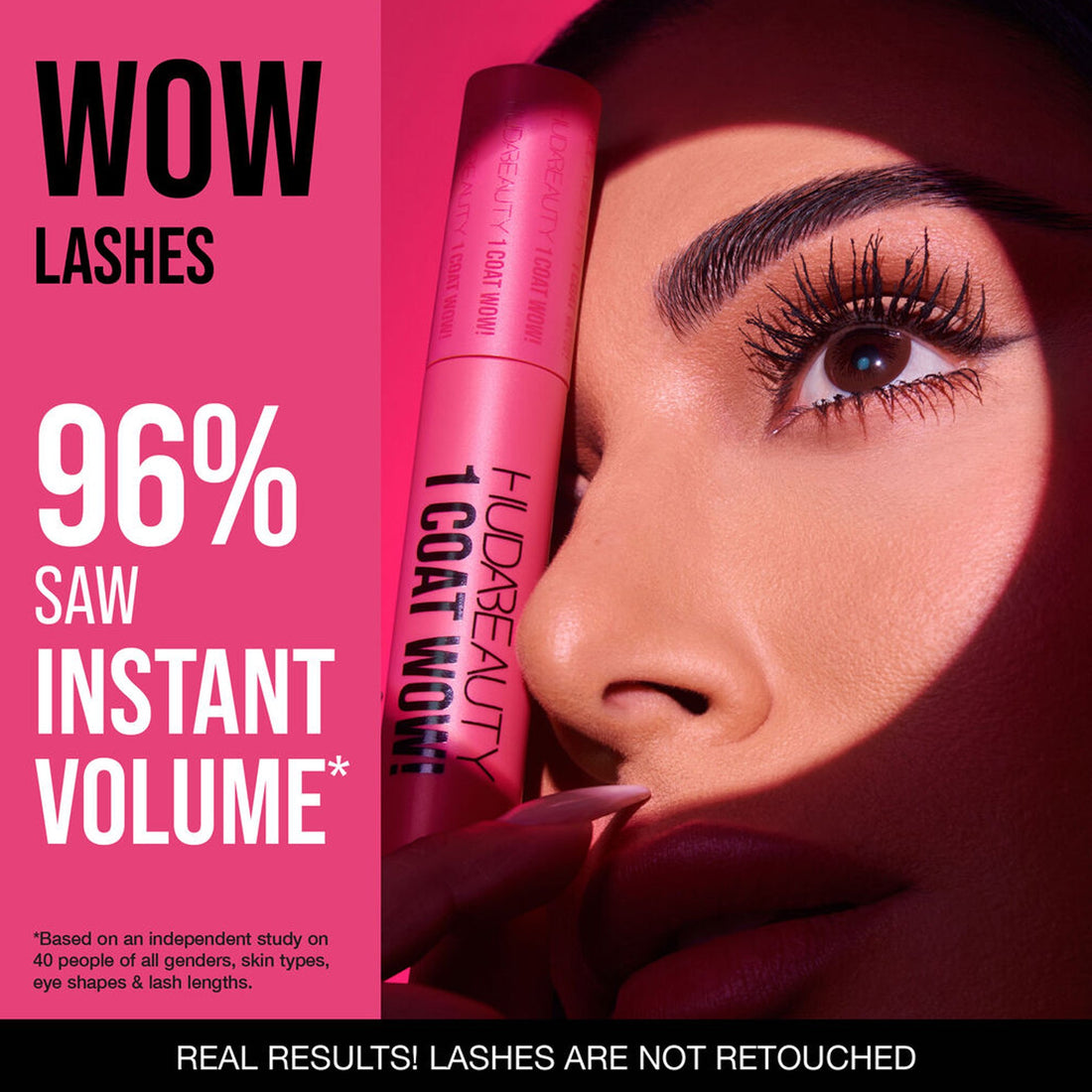 Huda Beauty 1 Coat Wow!  Extra Volumizing and Lifting Mascara Very Vanta 10ml