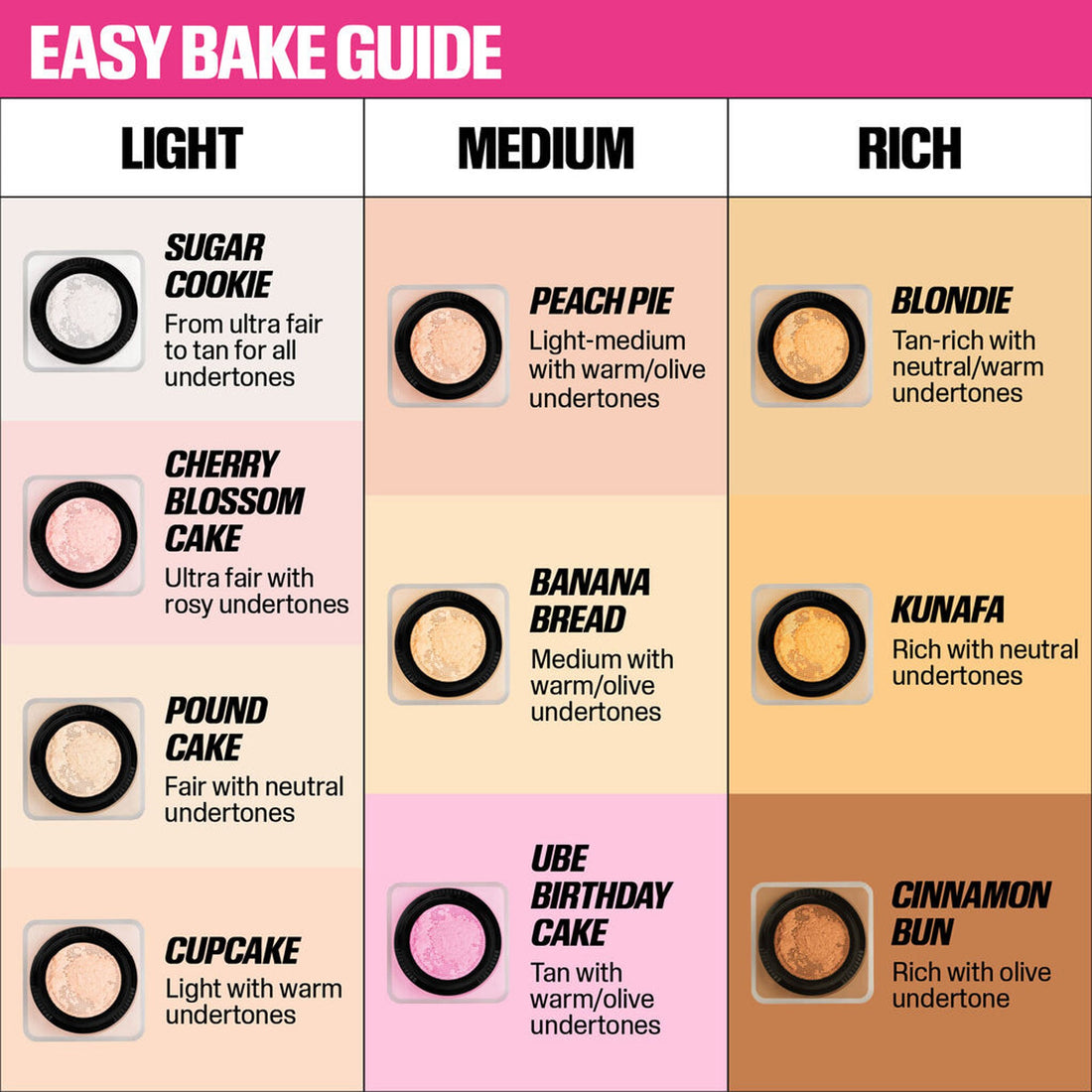 Huda Beauty Easy Bake Loose Baking & Setting Powder 20gm