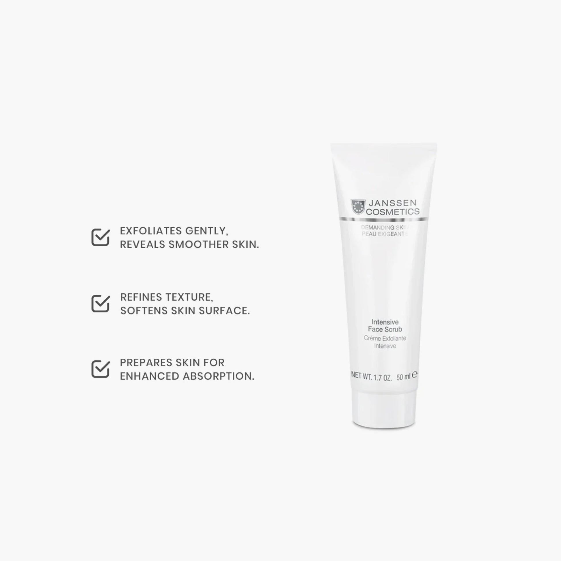 janssen intensive face scrub for demanding skin 50ml reviews