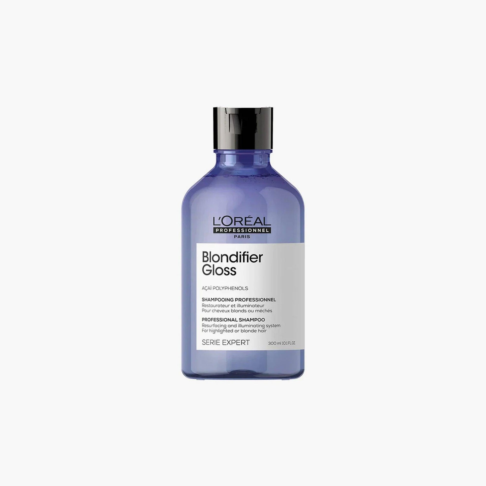 L'Oreal Professionnel Serie Expert Blondifier Gloss Professional Shampoo For Highlighted Or Blonde Hair 300ml - Fama Originals