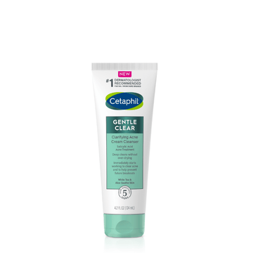 Cetaphil Gentle Clear Clarifying Acne Cream Cleanser 124ml