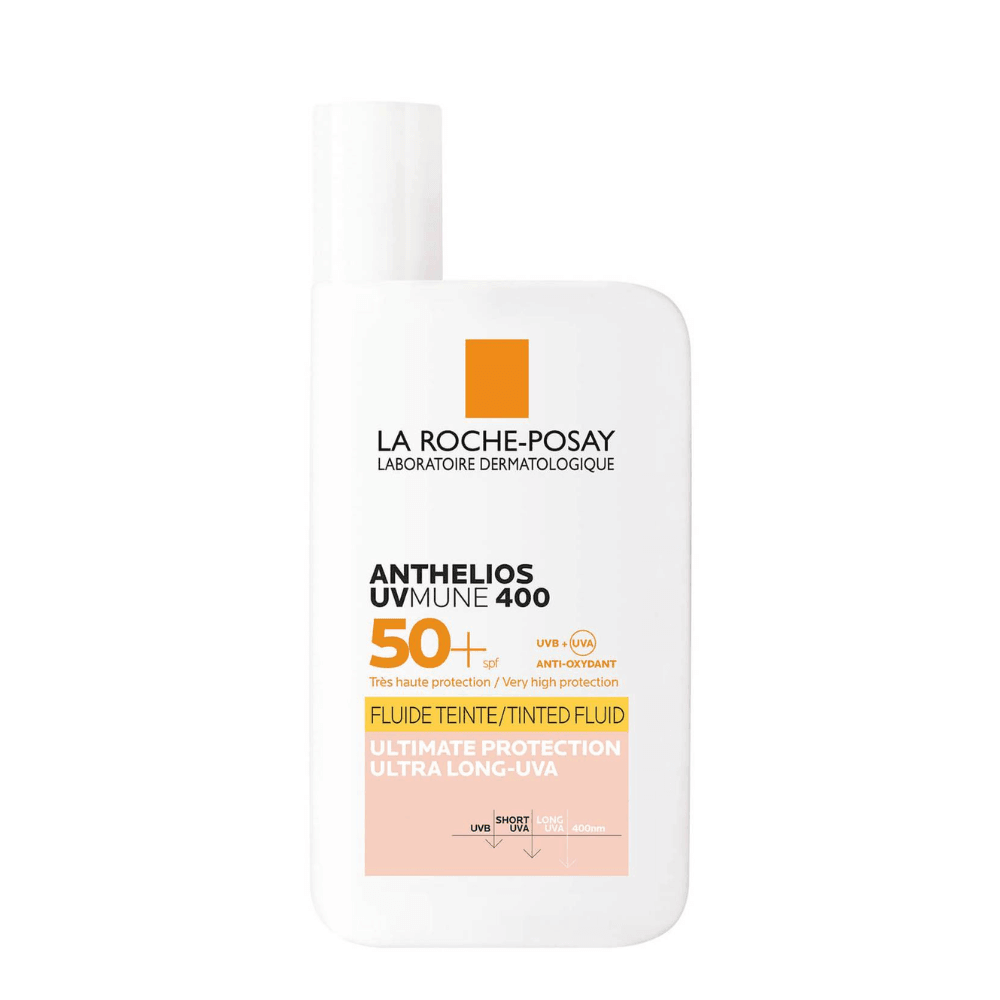 La Roche-Posay Anthelios Uvmune 400 Fluid Tinted Free SPF50+ 50ml - Fama Originals