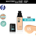 Maybelline Fit Me Matte+Poreless 16H Oil Control Liquid Foundation Normal to Oily SPF 22 PA++ 30ml 125 shade