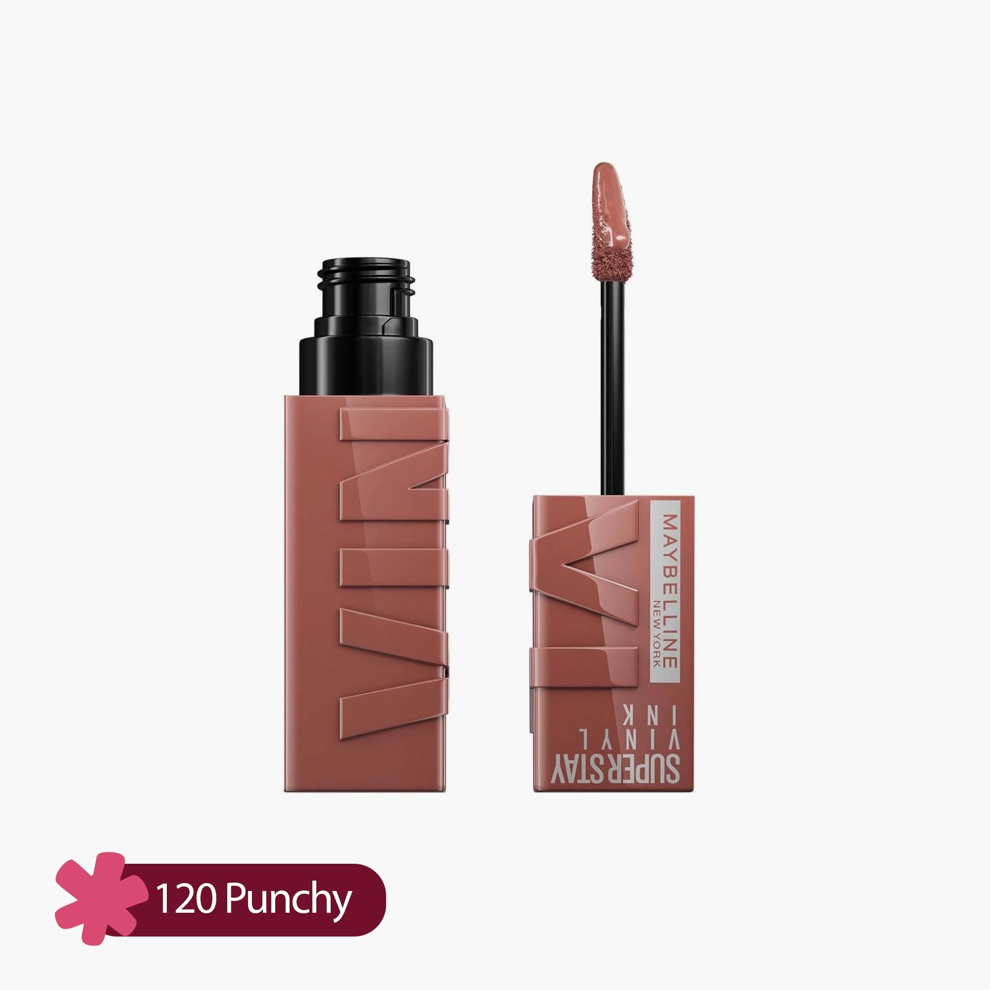 Maybelline Super Stay Vinyl Ink Liquid Lipstick 120 punchy 4.2ml - Fama Originals
