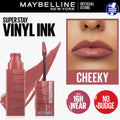 Maybelline Superstay Vinyl Ink Liquid Lipstick35 cheeky 4.2ml - Fama Originals
