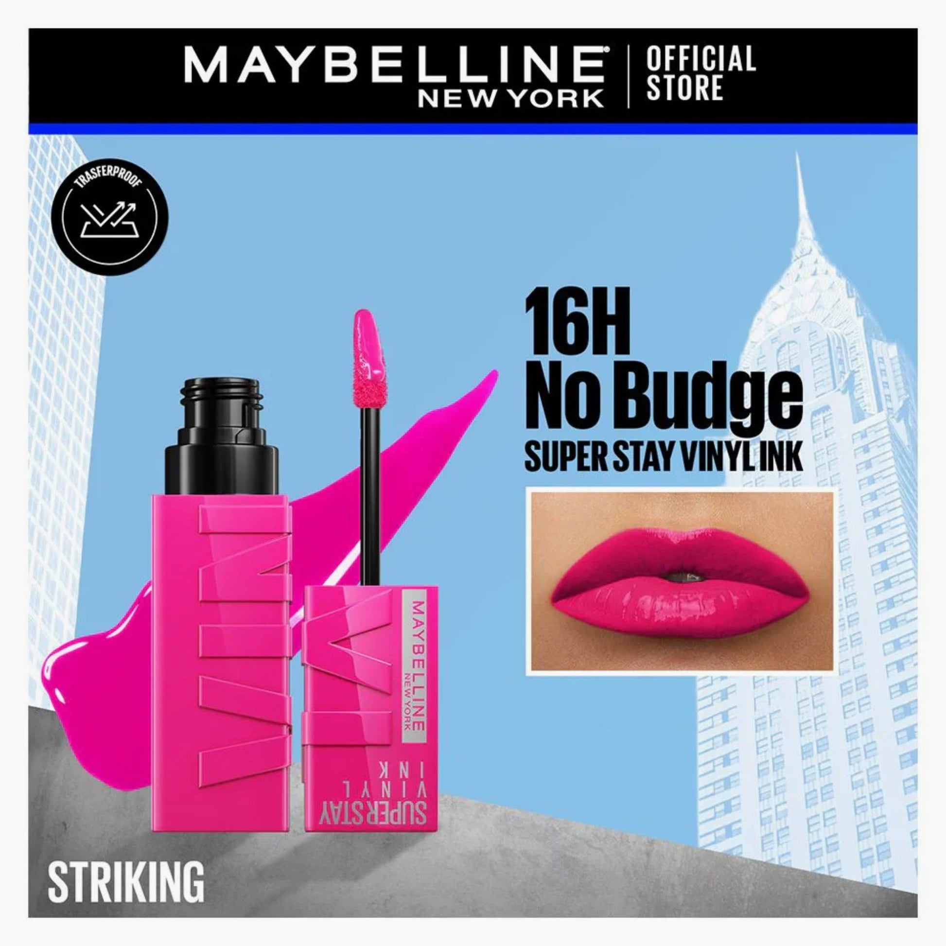 maybelline new york superstay vinyl ink longlasting liquid lipstick
