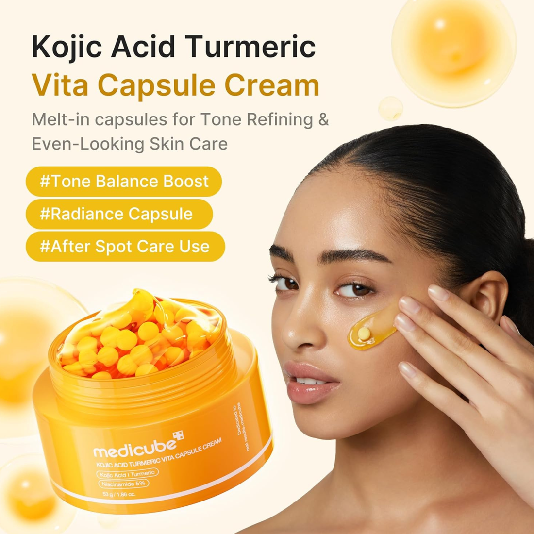 Medicube Kojic Acid Turmeric Vita Capsule Cream 53gm