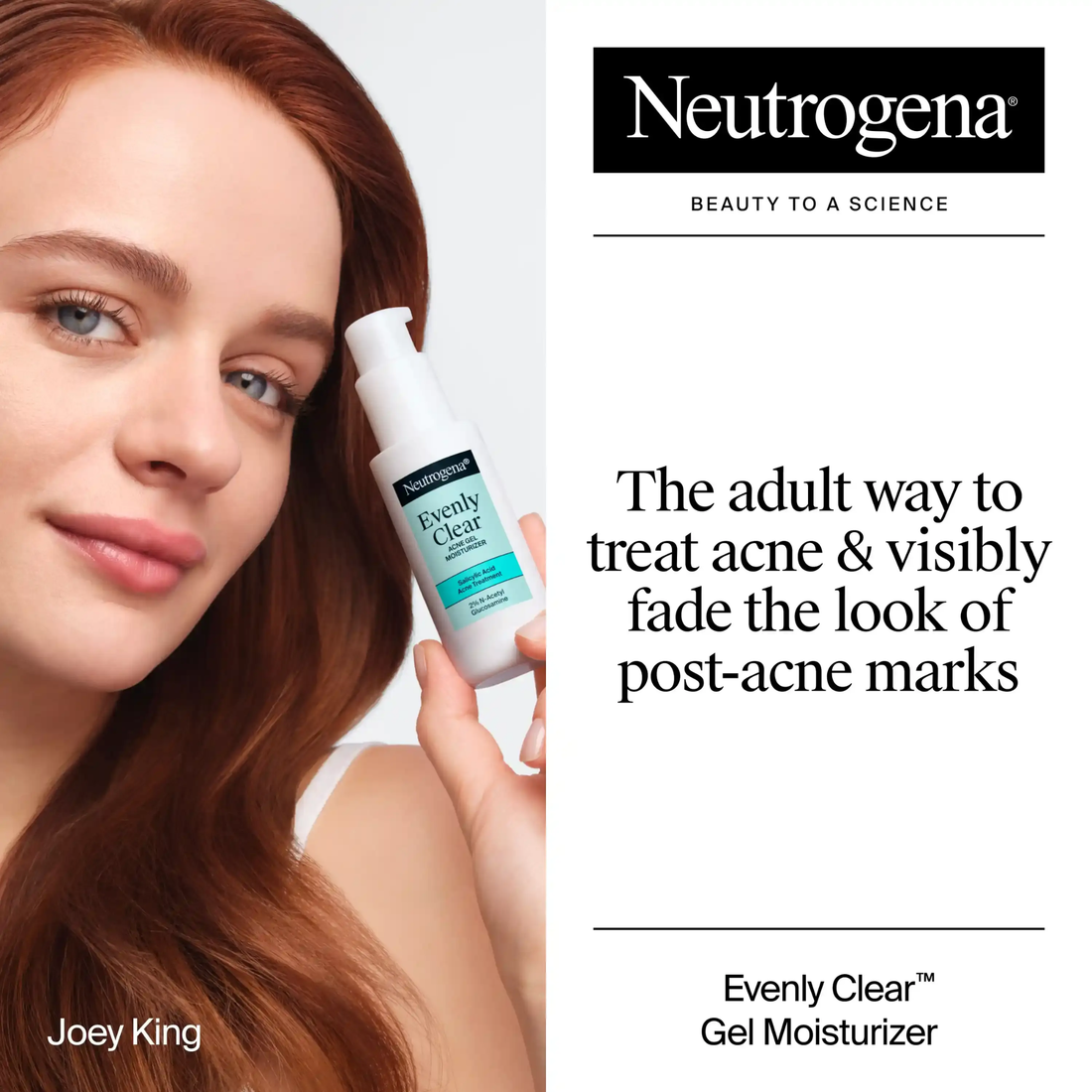 Neutrogena Evenly Clear Acne Gel Moisturizer 50gm