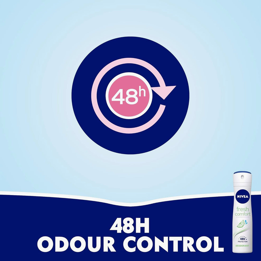 Nivea 48H Fresh Comfort Deodorant Spray For Women 150ml
