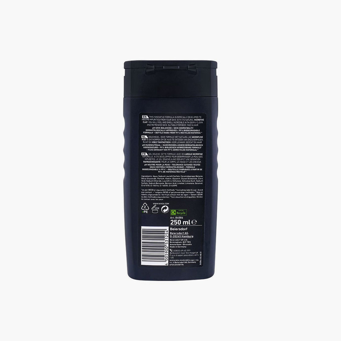 Nivea Deep Clean Shower Gel 250ml