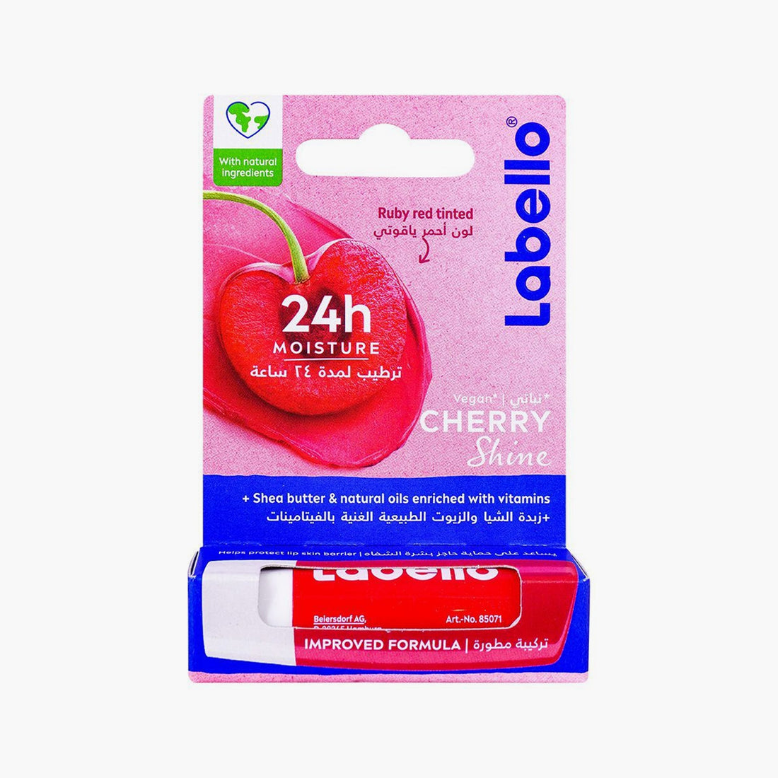Nivea Labello 24H Melt-In Moisture Lip Balm Cherry Shine 4.8gm