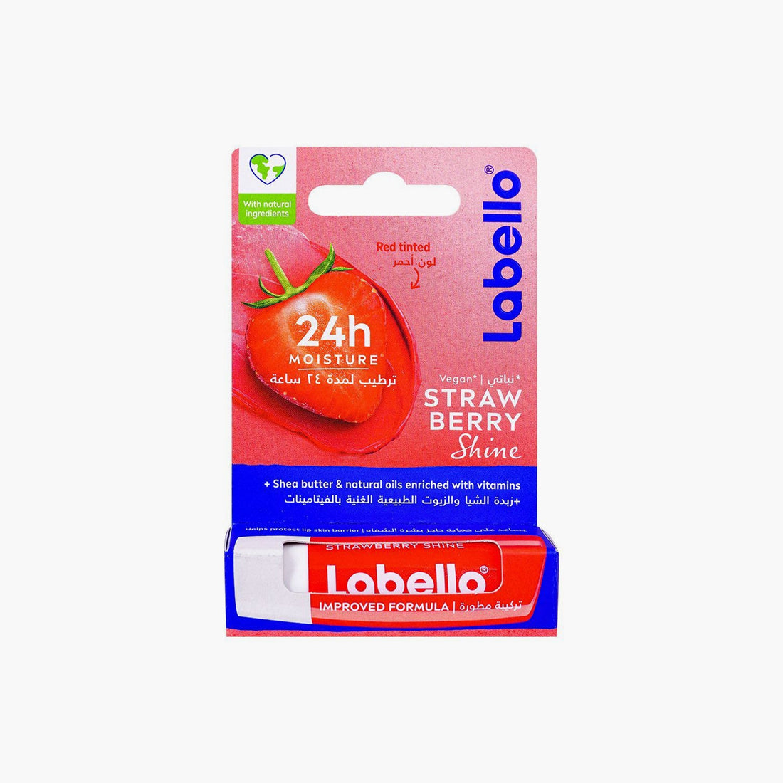 Nivea Labello 24H Melt-In Moisture Lip Balm Strawberry Shine 4.8gm