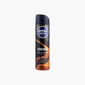 Nivea Men 48H Deep Black Carbon Espresso Anti-Perspirant Body Spray 150ml - Fama Originals