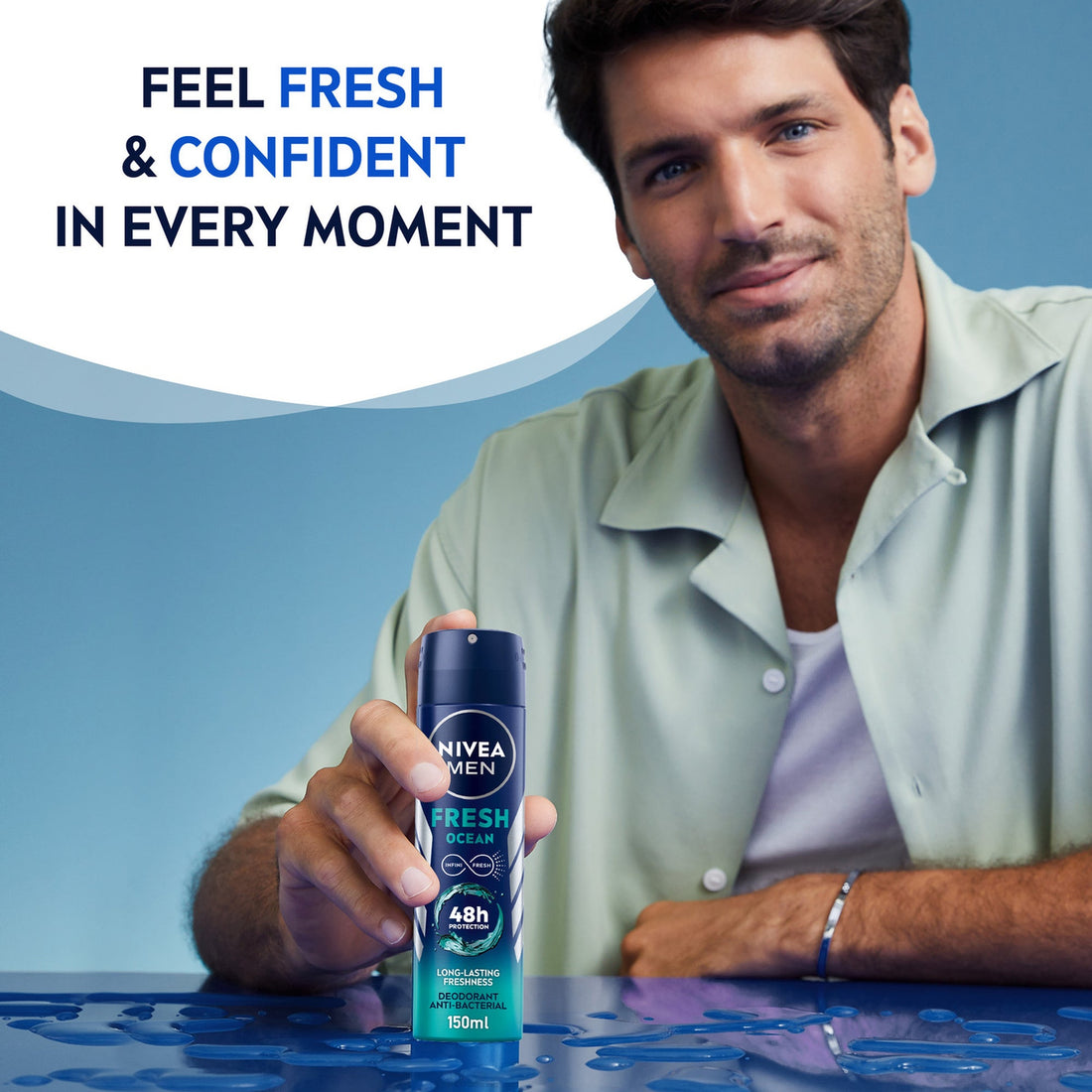 Nivea Men 48H Fresh Ocean Deodorant Spray 150ml