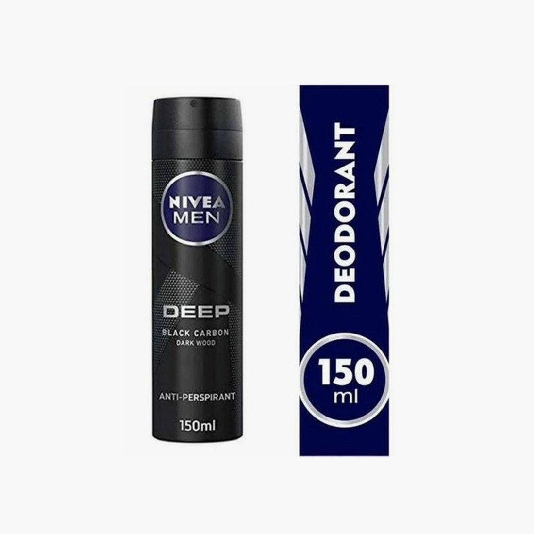 Nivea Men Deep Black Carbon Dark Wood Anti-Perspirant Body Spray 150ml