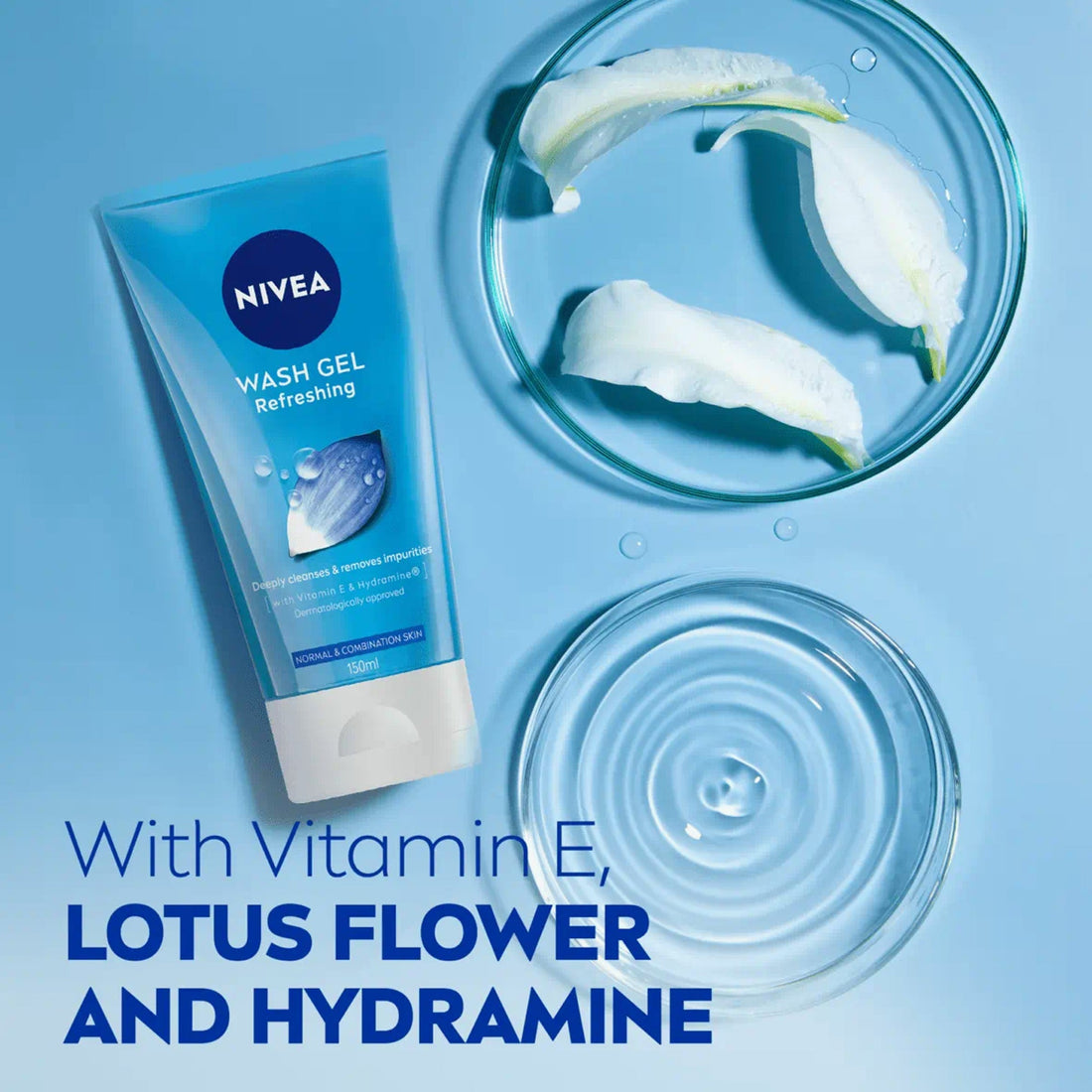 Nivea Refreshing Lotus Flower Face Wash 150ml