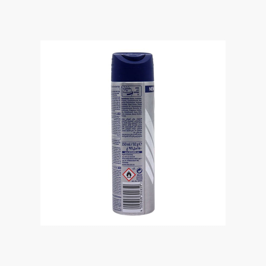 Nivea Men 48H Silver Protect Anti-Perspirant Body Spray 150ml
