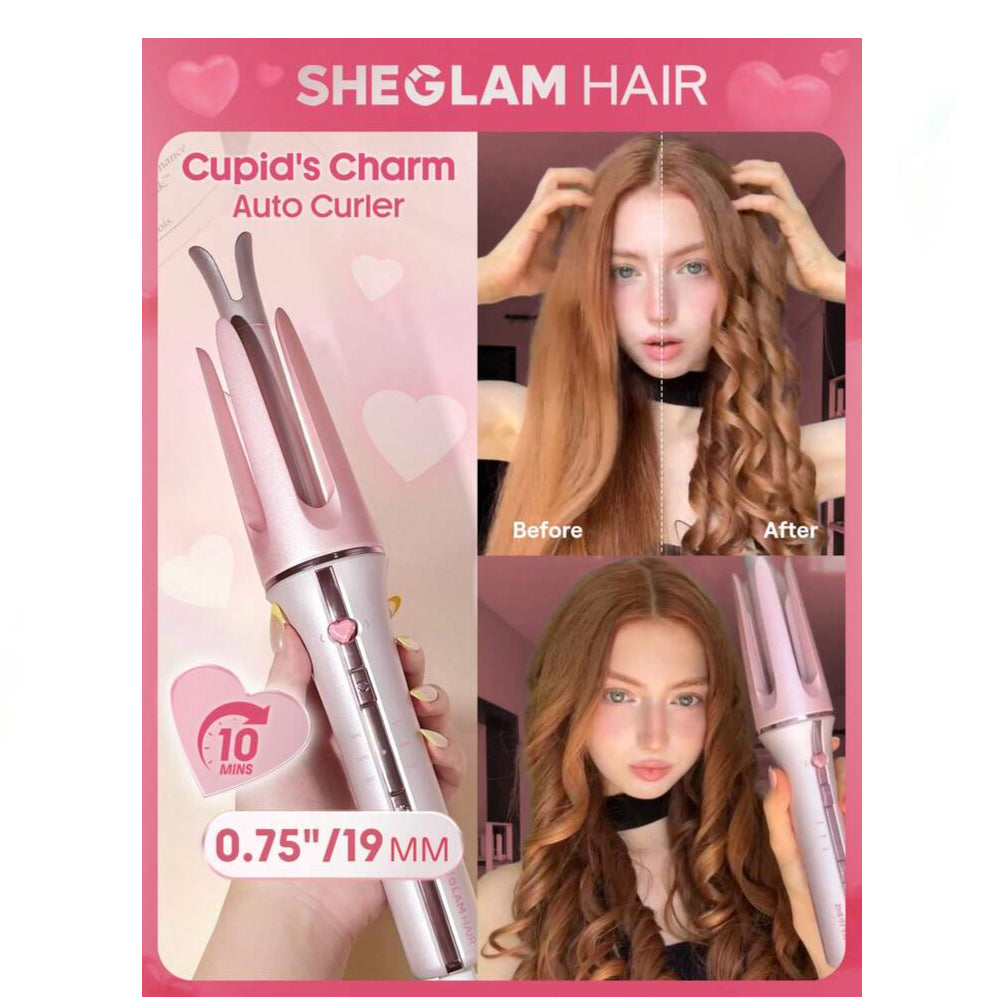 SHEGLAM Cupid's Charm One-Touch Instant Curler-19mm