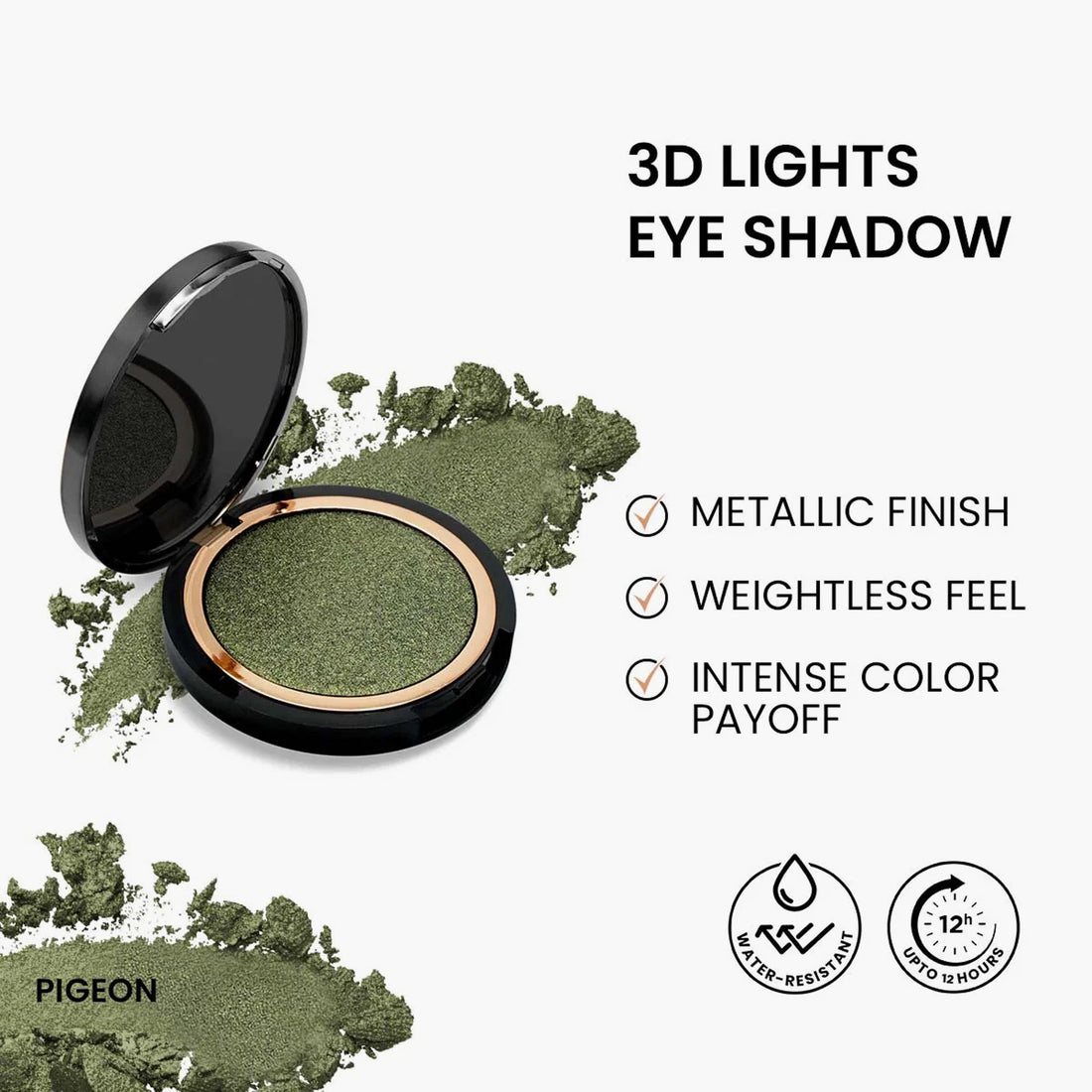 ST London 3D Lights Frosted Cream Eye Shadow Pigeon 8gm