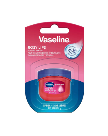 Vaseline Lip Therapy Lip Balm Mini Rosy 0.25 oz, 8 count
