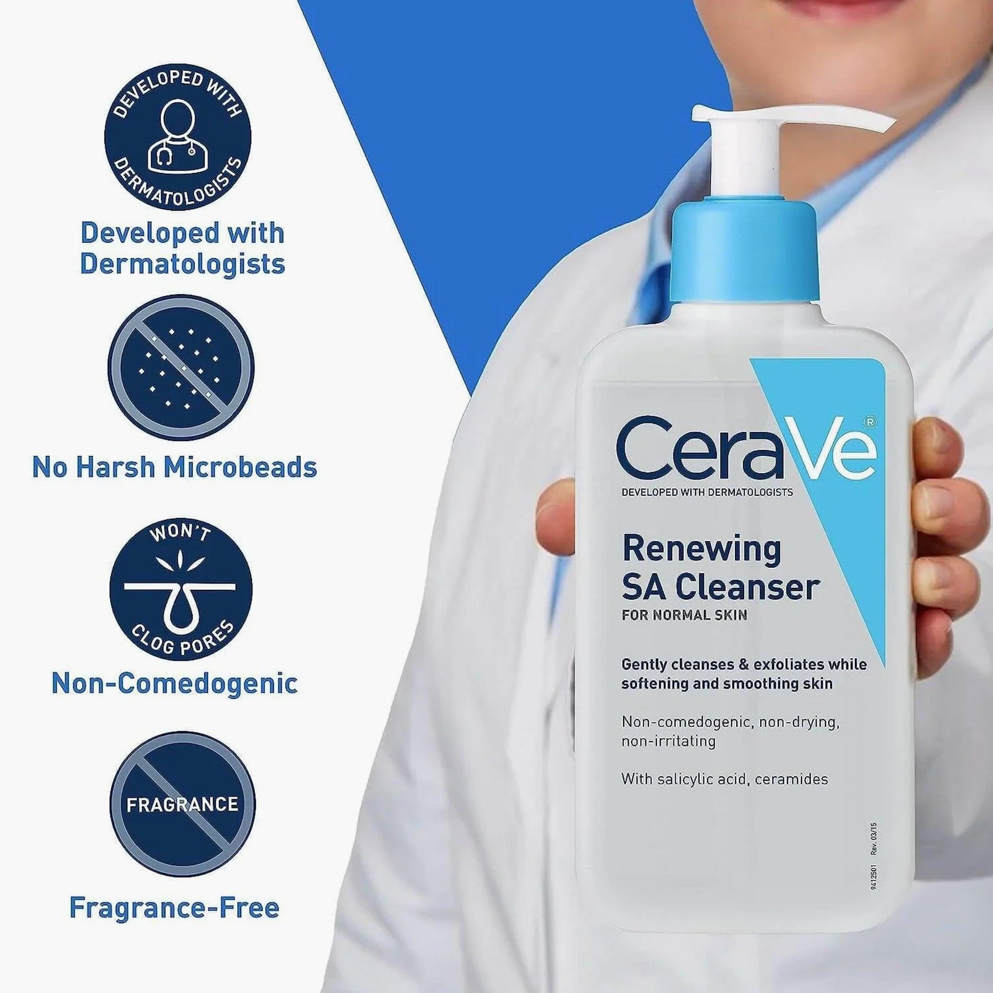 CeraVe Renewing SA Cleanser For Normal Skin