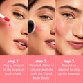 Elf Camo Liquid Blush Suave Mauve steps