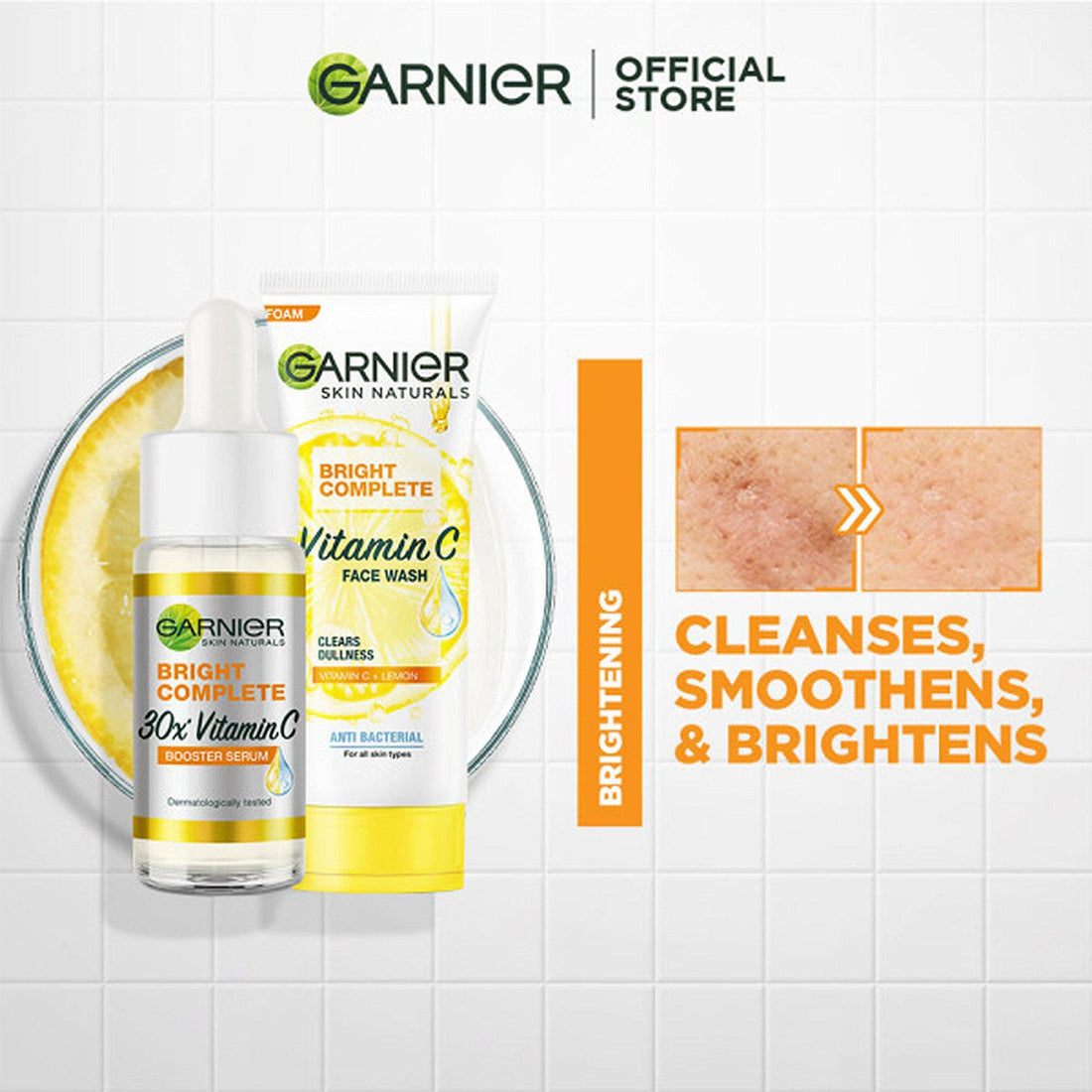 Garnier SkinActive Bright Complete Vitamin C Face Wash