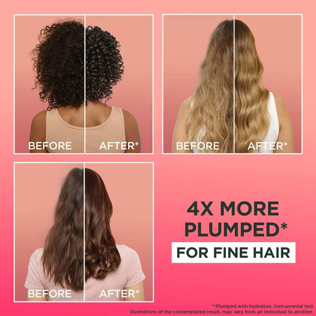 Garnier Ultimate Blends Plumping Hair Food Watermelon & Pomegranate Shampoo 350ml