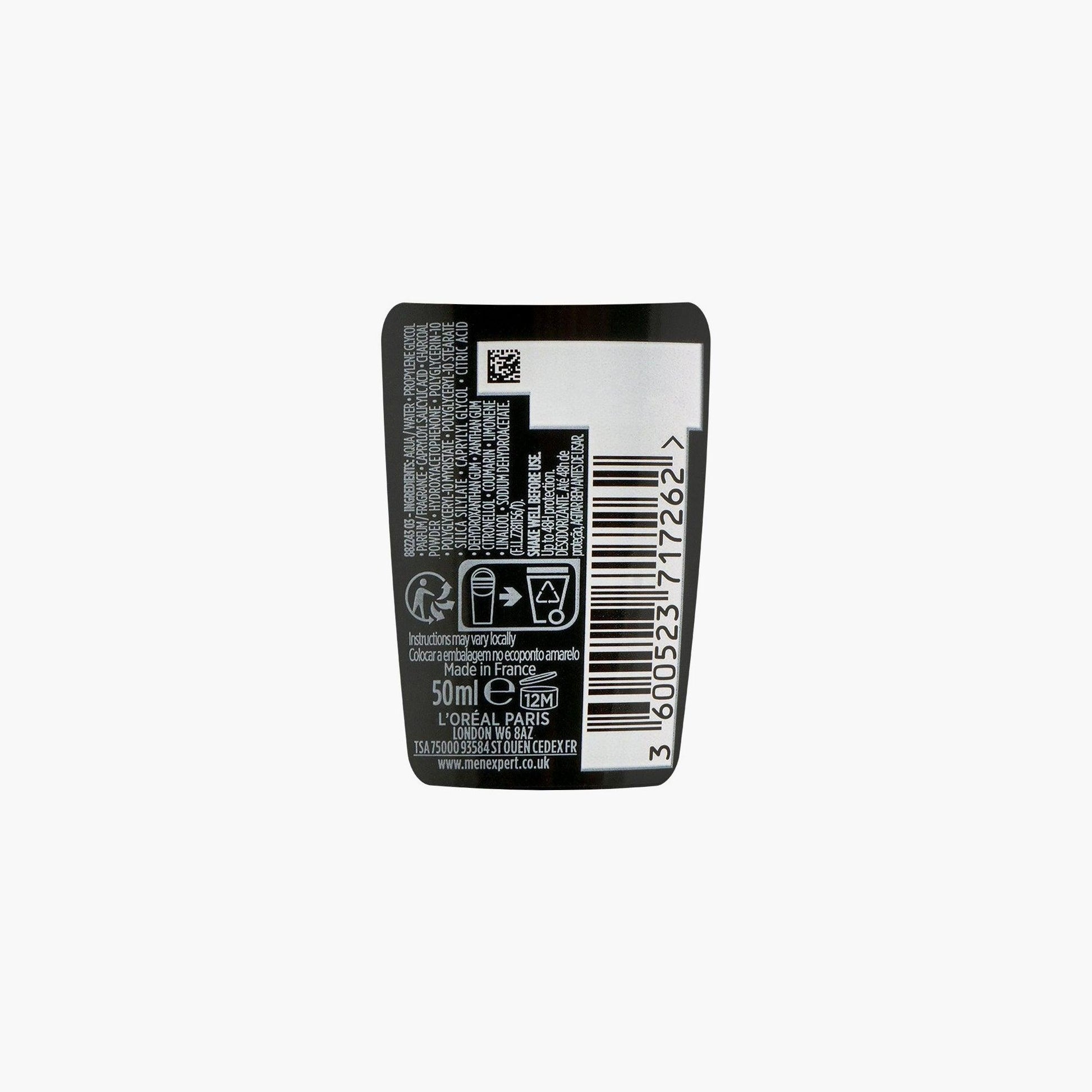 L'Oreal Paris Men Expert Carbon Protect Total Protection 48H Deodorant Roll-On