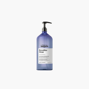 L'Oreal Professionnel Serie Expert Blondifier Gloss Professional Shampoo For Highlighted Or Blonde Hair 1500ml - Fama Originals