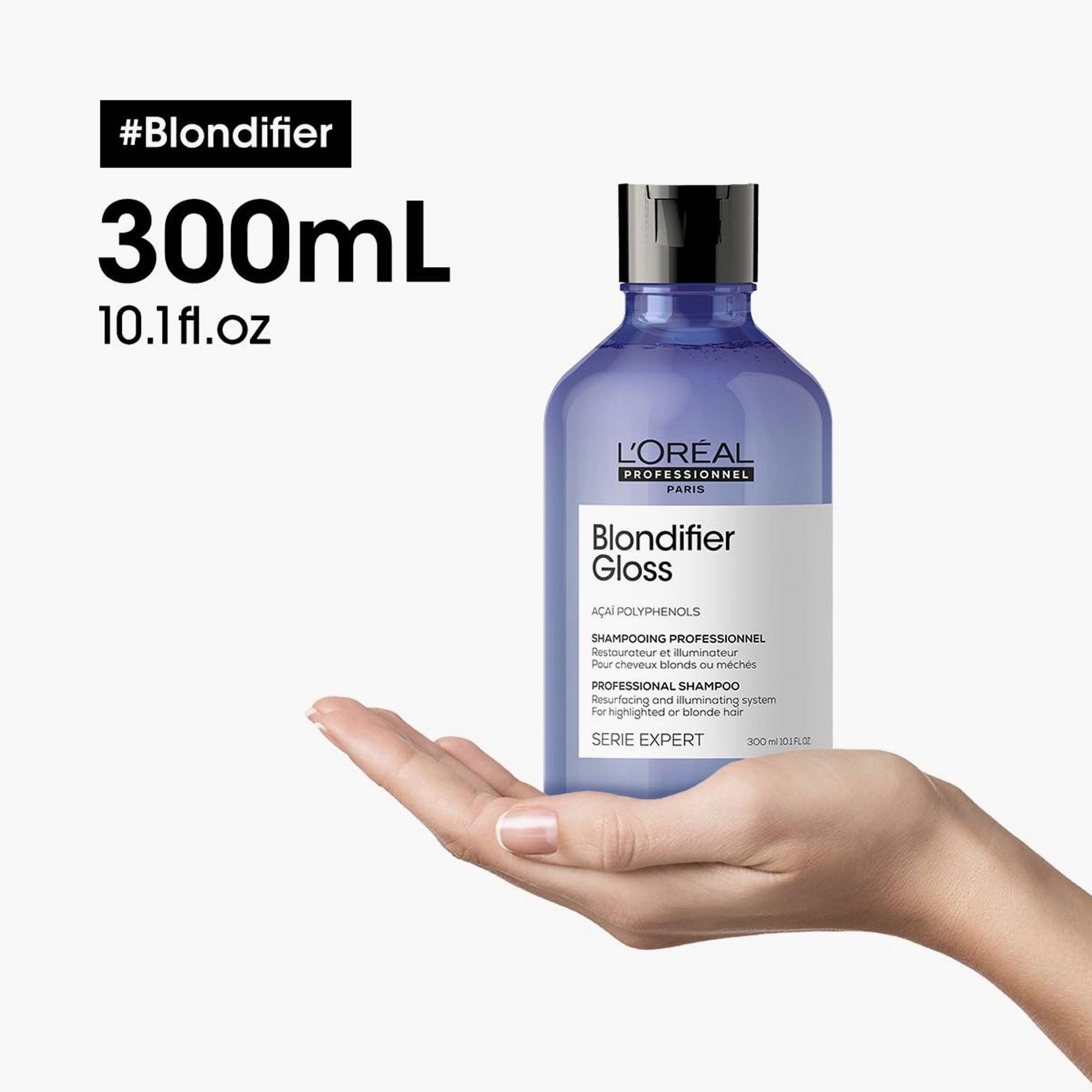 L'Oreal Professionnel Serie Expert Blondifier Gloss Professional Shampoo For Highlighted Or Blonde Hair 300ml 