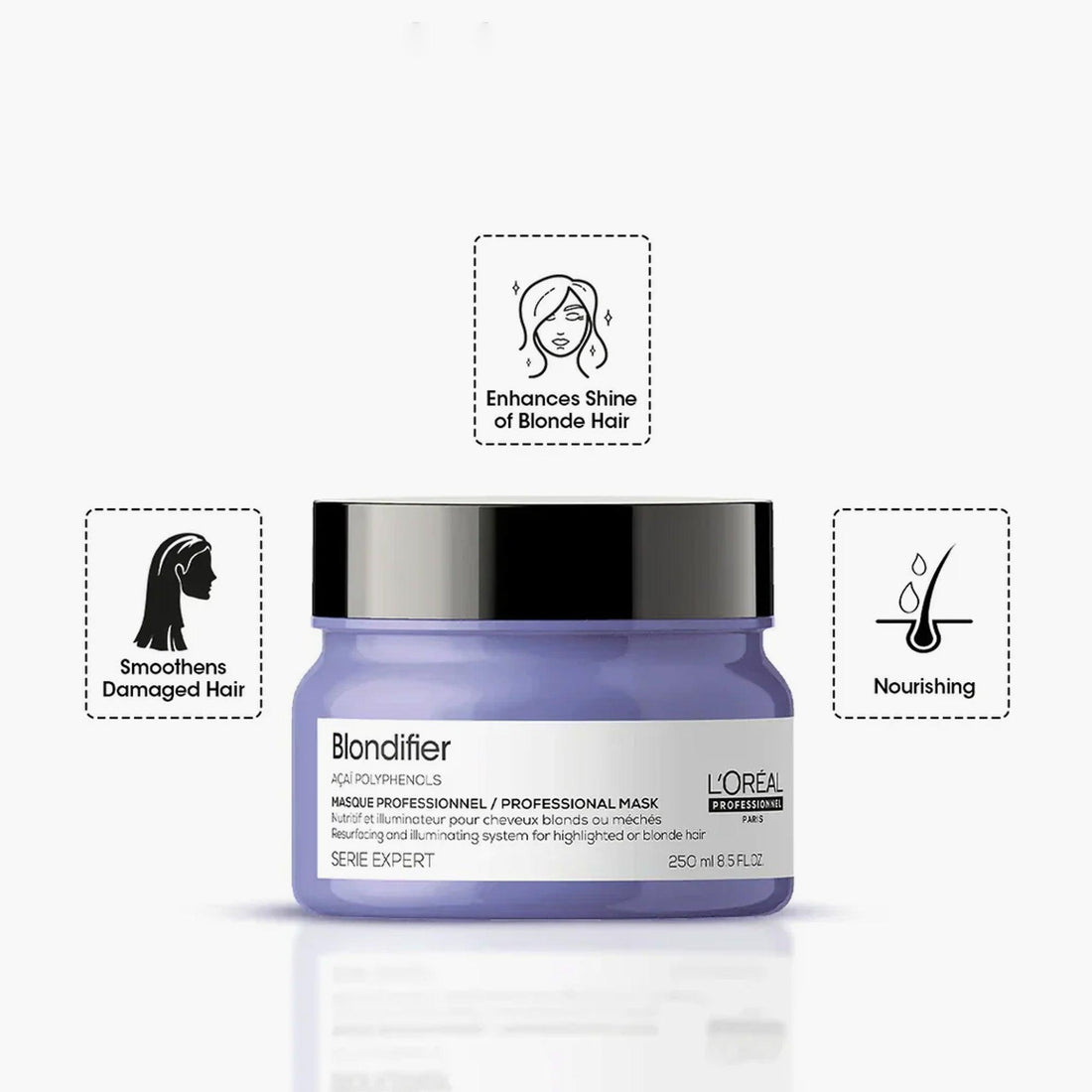 L'Oreal Professionnel Serie Expert Blondifier Professional Mask For Highlighted Or Blonde Hair 250ml - Fama Originals