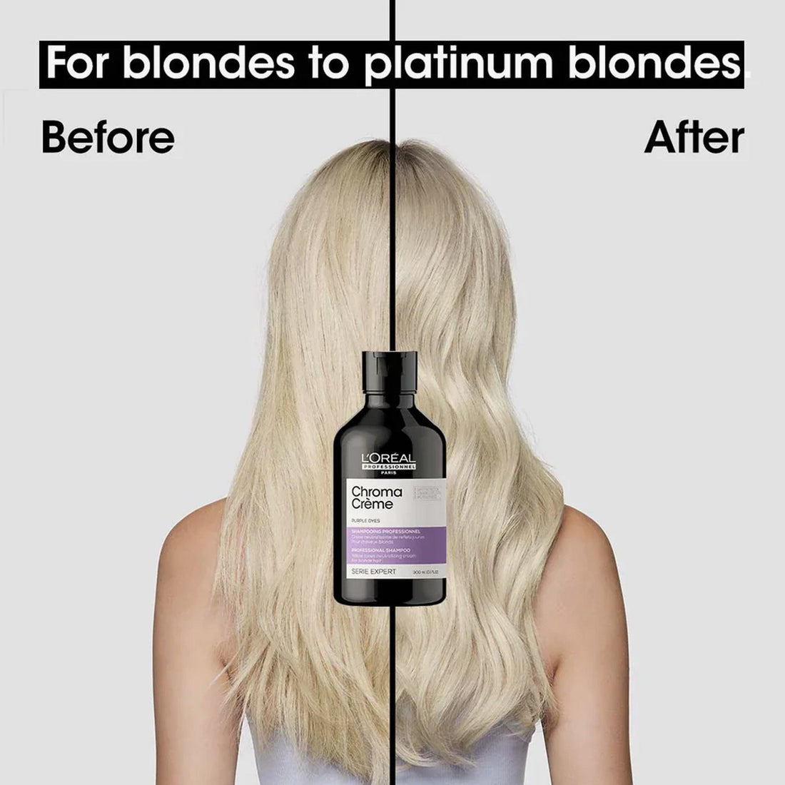 L'Oreal Professionnel Serie Expert Chroma Creme Professional Shampoo For Blonde Hair 300ml - Fama Originals
