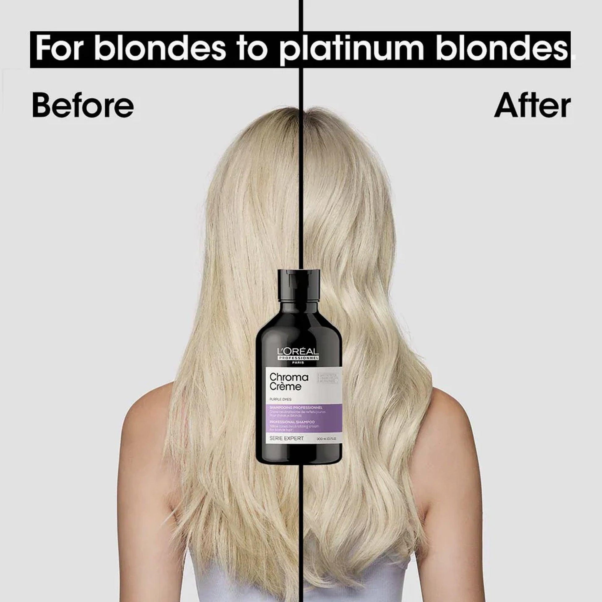 L'Oreal Professionnel Serie Expert Chroma Creme Professional Shampoo For Purple Dyes 300ml
