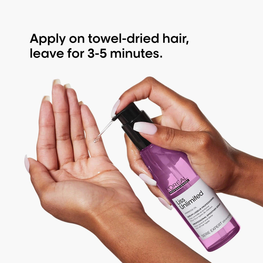 L'Oreal Professionnel Serie Expert Liss Unlimited Professional Smoother Serum For All Hair Types 125ml - Fama Originals