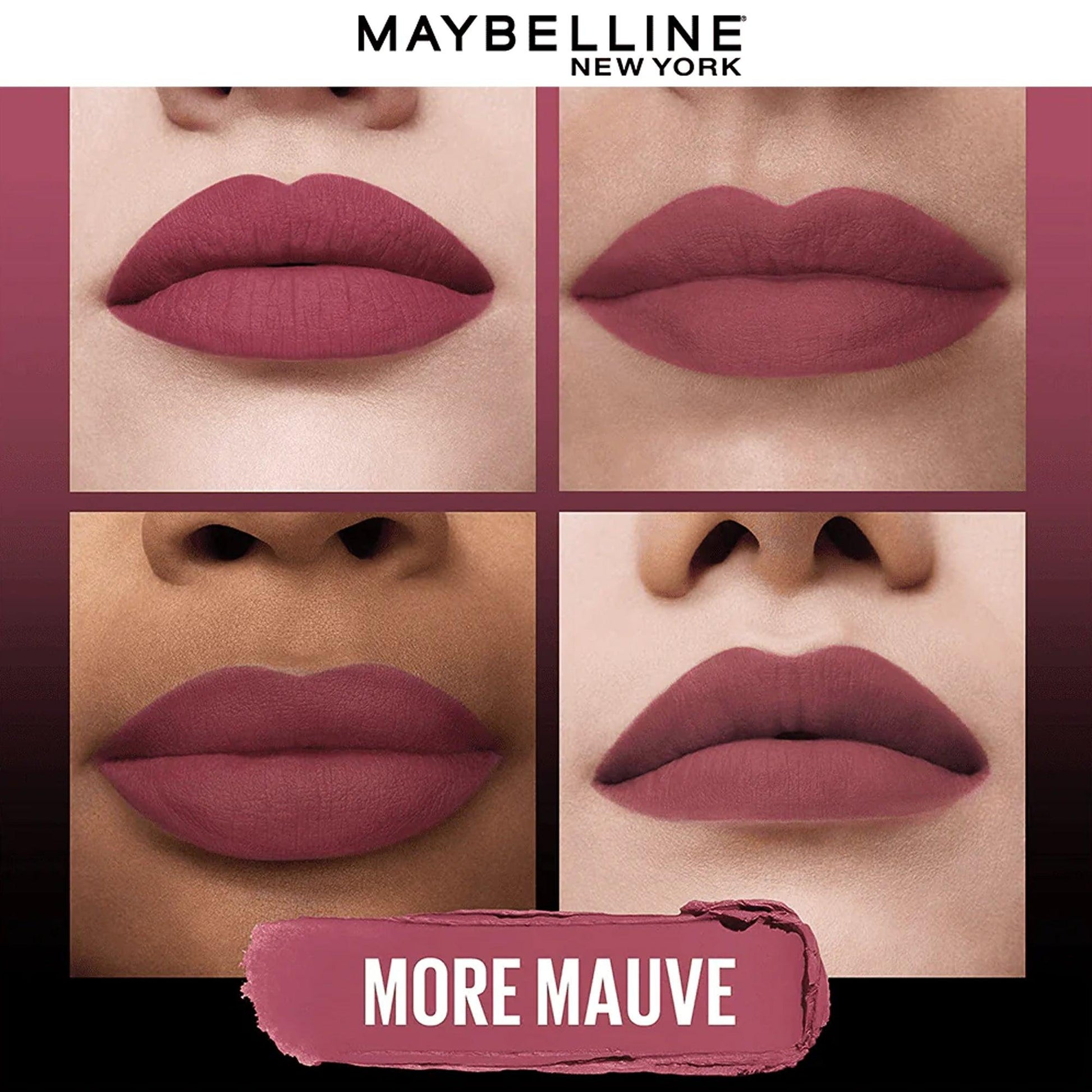 Maybelline New York Color Sensational Ultimatte Slim Matte Lipstick 599 More Mauve 1.7gm - Fama Originals