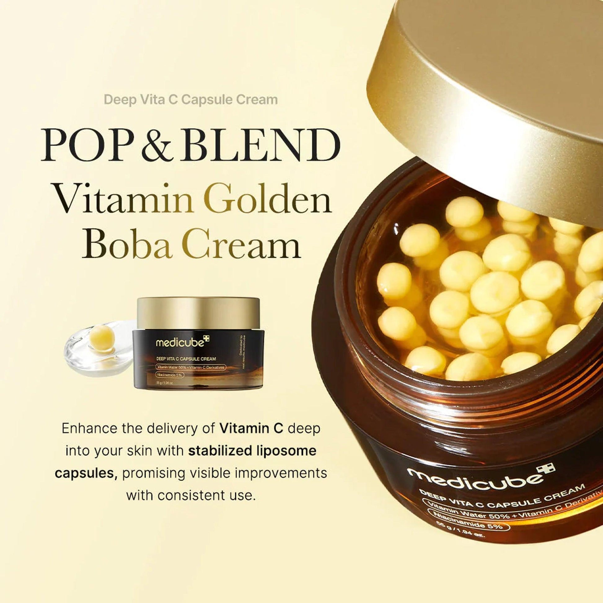 medicube deep vita c capsule cream 55gm review