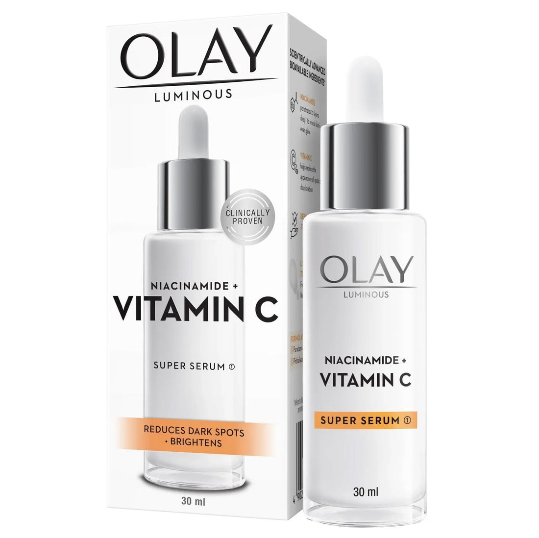 Olay Super Serum Luminous with Niacinamide & Vitamin C 30ml