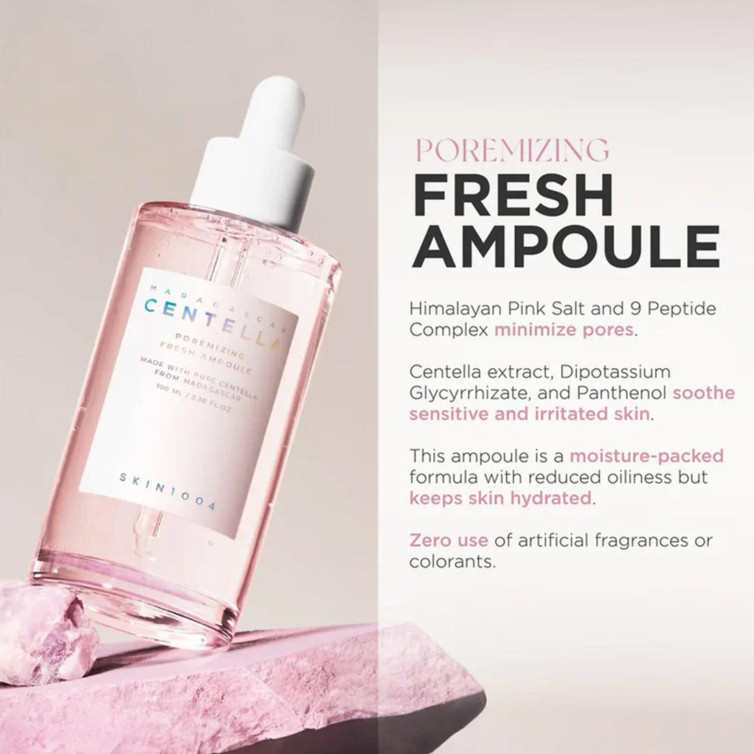 SKIN1004 Madagascar Centella Poremizing Fresh Ampoule 100ml - Fama Originals