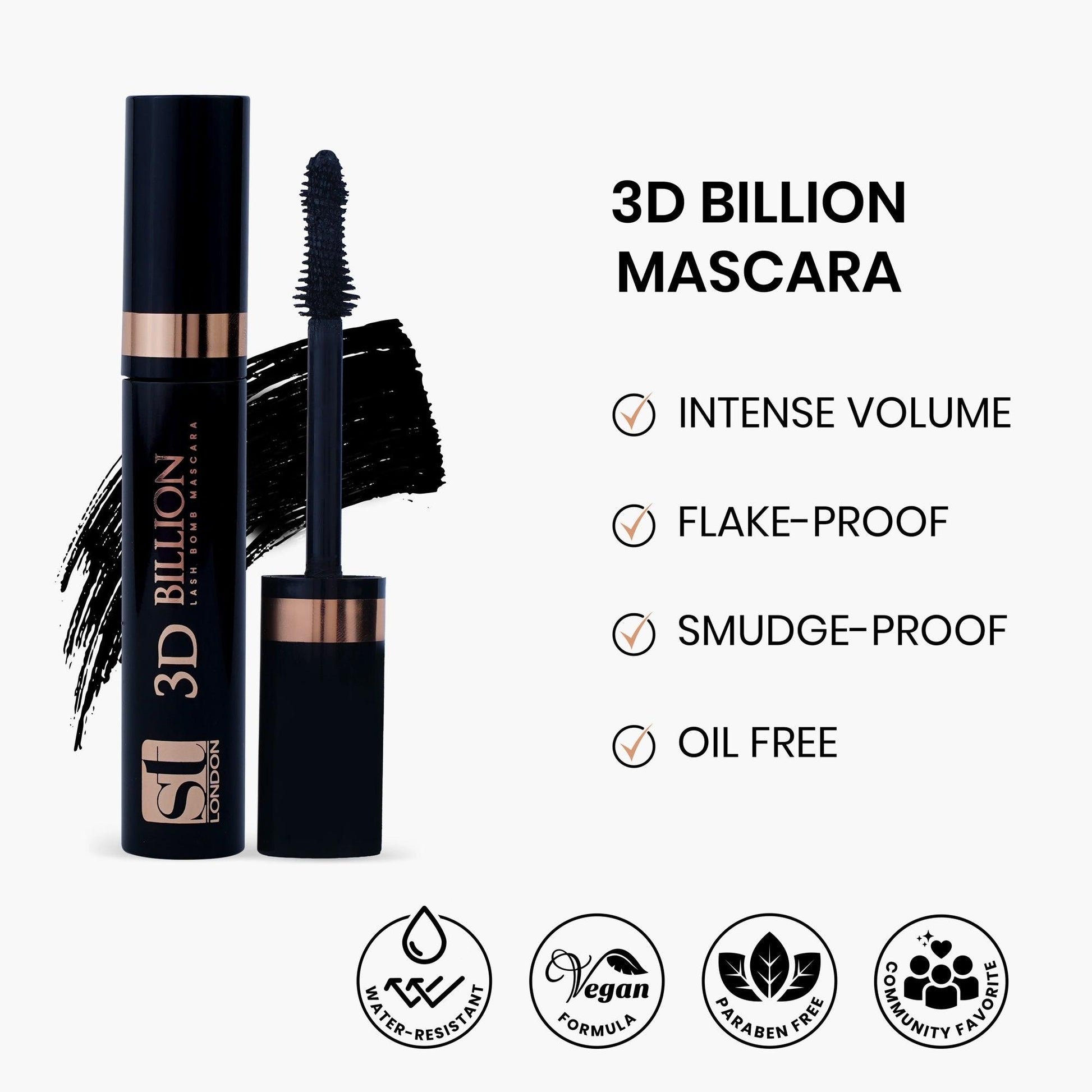 ST London 3D Billion Lash Bomb Mascara 1 Piece - famaoriginals