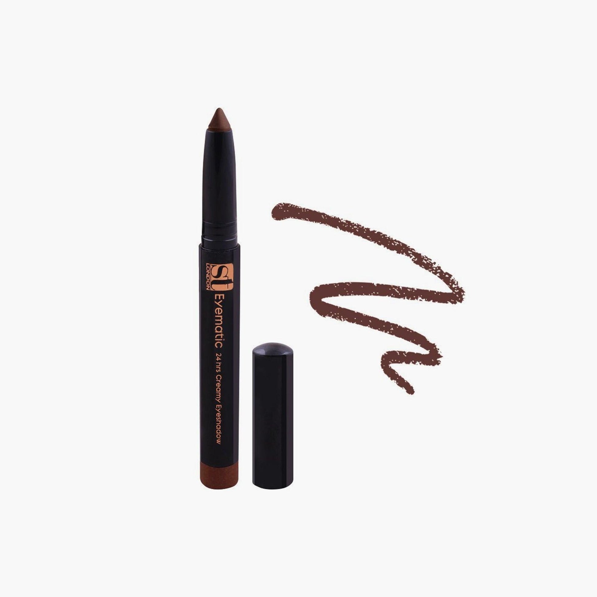 ST London Eyematic 24Hrs Creamy Eyeshadow Chocolate Brown 1 Piece - Fama Originals