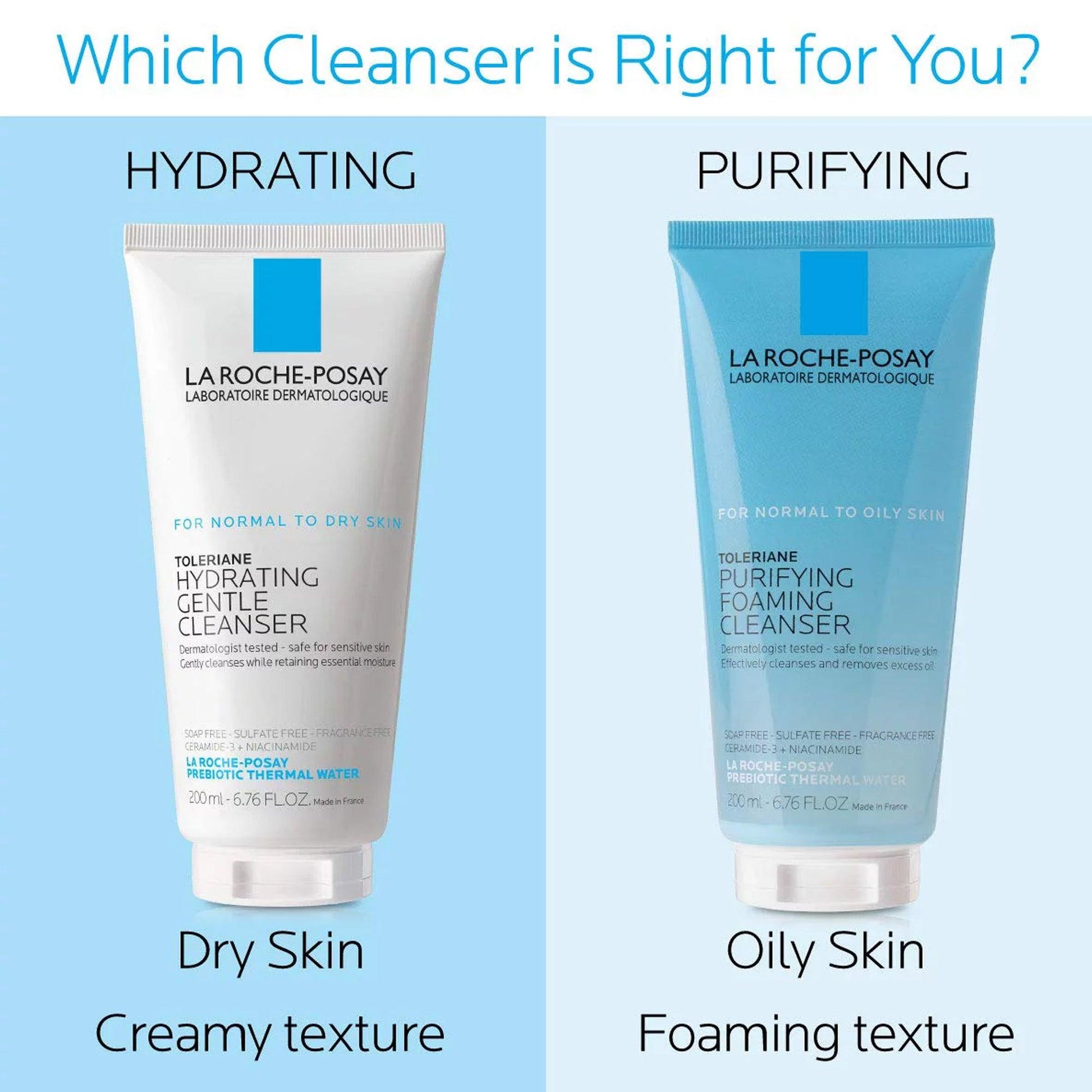 La Roche-Posay Toleriane Hydrating Gentle Cleanser 200ml - Fama Originals